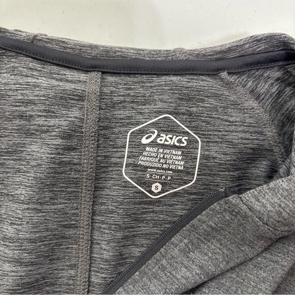 Asics Women's Athletic Full zip Activewear Hoodie Jacket Small Dark Gray Running - Picture 5 of 11